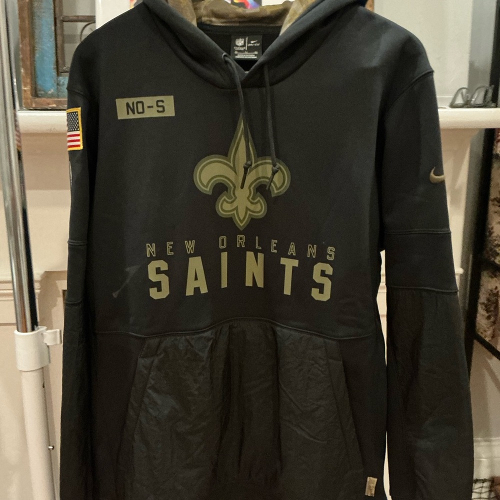 Nike Black New Orleans Saints Dri-FIT Hoodie